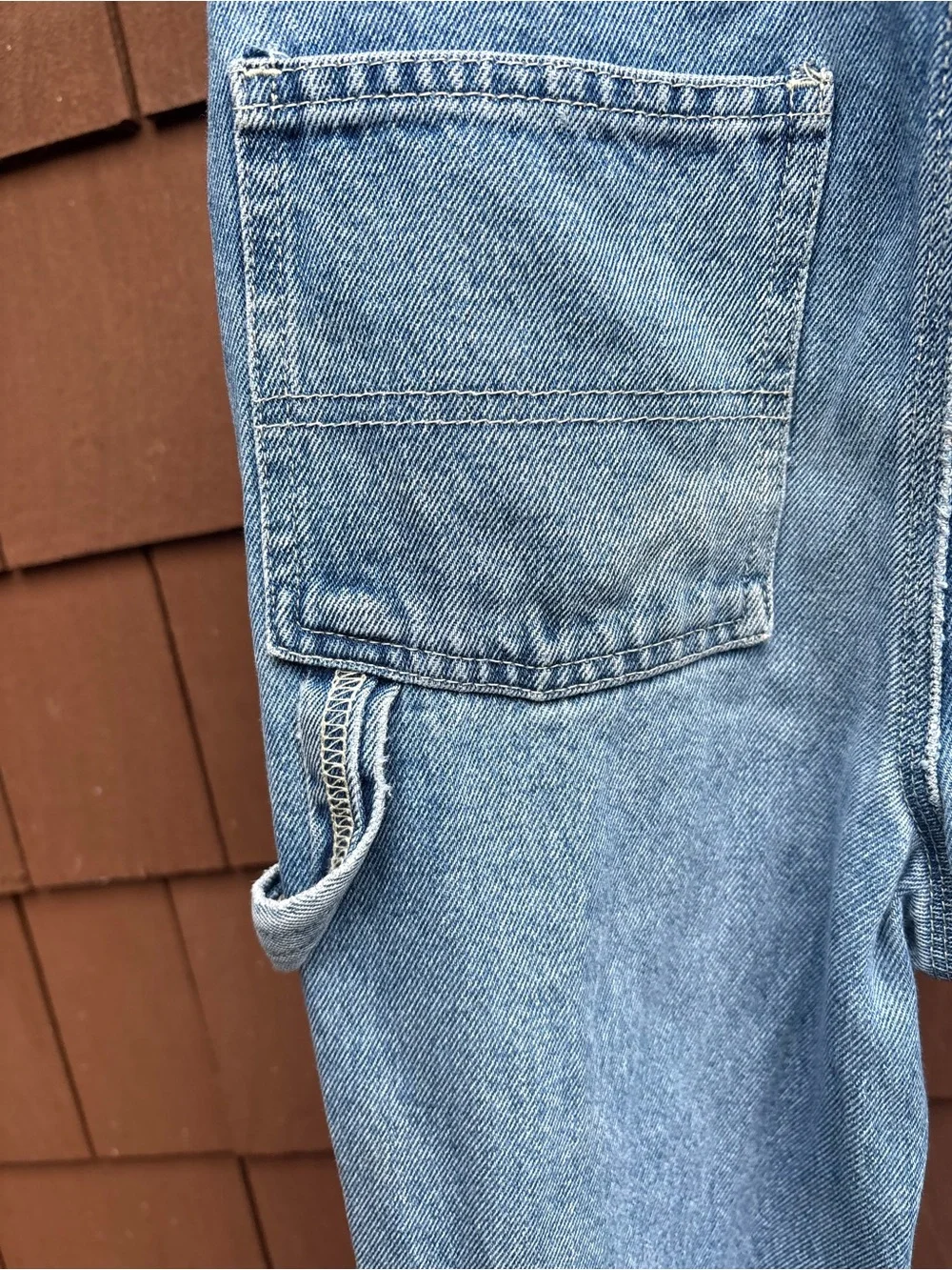 OshKosh B'gosh Light Blue Denim carpenter Overalls 8